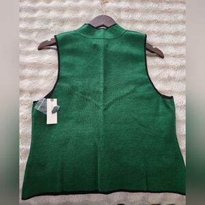 Anthropologie Green Sleeveless Tank Top